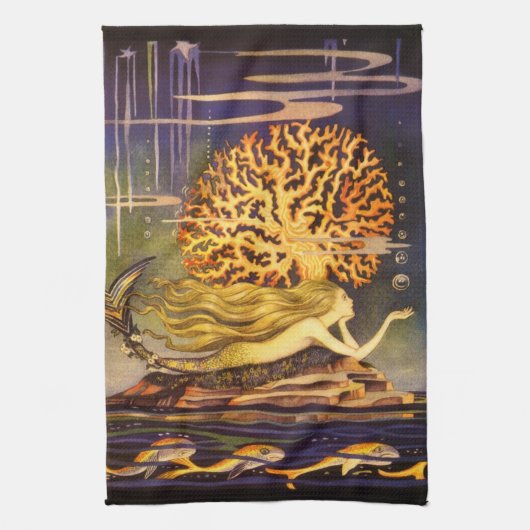  zeemeermin theedoek (Verticaal)