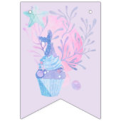 Zeemeermin thema verjaardag bash bunting banner (Eerste vlag)