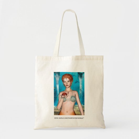 Zeemeermin Tote Bag (Voorkant)