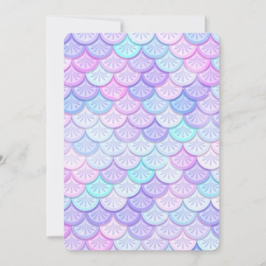 Zeemeermin Uitnodiging (Achterkant)