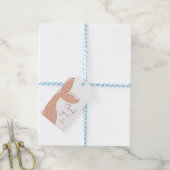 Zeemeermin Uitnodiging, Minimalistisch, Onder het  Cadeaulabel (Met Touw)