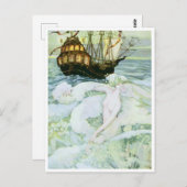  zeemeermin van Anne Anderson Briefkaart (Voorkant / Achterkant)