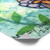 Zeemeermin van het Poster Brook van Molly Harrison (Hoek)