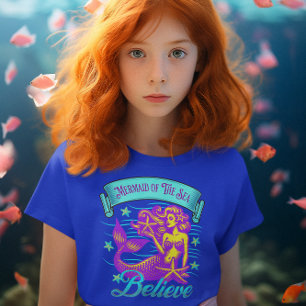 Zeemeermin van het Zee gelooft T-shirt