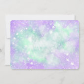 Zeemeermin verjaardag foto uitnodiging (Achterkant)