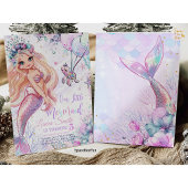 Zeemeermin Verjaardag Uitnodiging Zeemeermin Feest