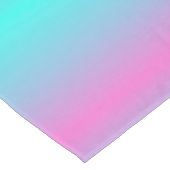 Zeemeermin verloopgradiënt paars roze aqua ombre tafelkleed (Gekanteld)