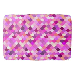 Zeemeermin, Violet, Amethyst en koraal Badmat