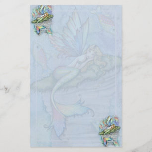 Zeemeermin Vis Briefpapier van Molly Harrison