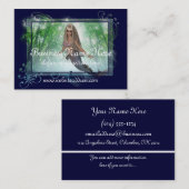 Zeemeermin Visitekaartje: Prachtig geblonde Label  (Voorkant / Achterkant)