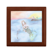 Zeemeermin voor de kust van Maine