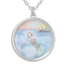 Zeemeermin voor de kust van Maine