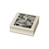 ZEEMEERMIN, ZEEPAARDJE, FANTASIE RUBBER STEMPEL (Stempel)