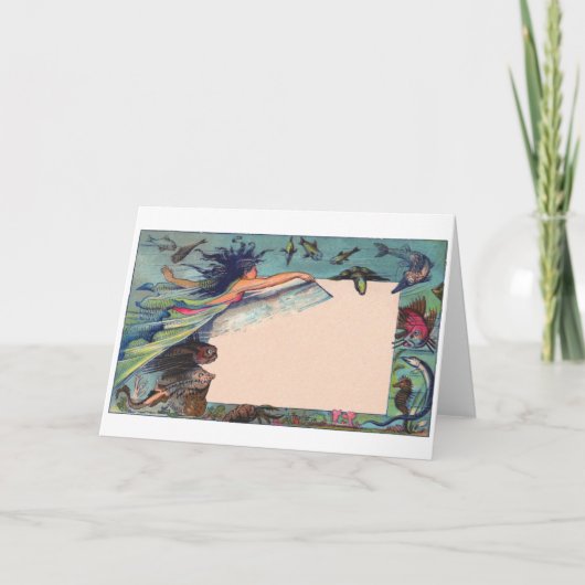 zeemeerminkaart kaart (Voorkant)