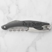 "Zeemeerminnen doen het beter" Flesopener Kurkentrekker (Achterkant)