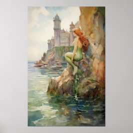 Zeemeerminnen door artistieke beeldspraak #5 poster