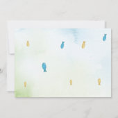 Zeemeerminnen en Piraten Verjaardag Dank u kaart (Achterkant)