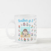 Zeemeerminnen Frosted Glass Mok Kids Verjaardagsgu (Links)