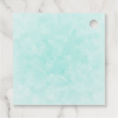 Zeemeerminnen & Kwallen Onder het Zee Baby shower Bedankjes Labels (Achterkant)