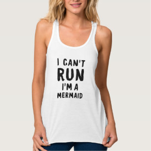 Zeemeerminnen Meisje Zeemeermin Zee Kunst Grappig Tanktop