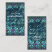 Zeemeerminnen onder het Zee Verwijs een Vriend Aanbevelingskaartje (Voorkant / Achterkant)