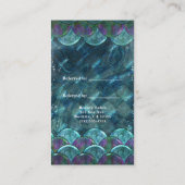 Zeemeerminnen onder het Zee Verwijs een Vriend Aanbevelingskaartje (Achterkant)