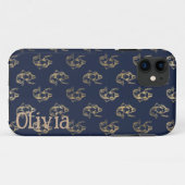  Zeemeerminnen Telefoon Case met Jouw naam (Achterkant (horizontaal))