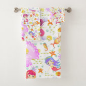 Zeemeerminnen Wit Bad Handdoek (Insitu)