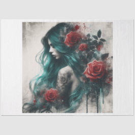 zeemeerminnenbloem tissuepapier