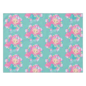 Zeemeerminnend Blauw Tafelkleed (Voorkant (Horizontaal))