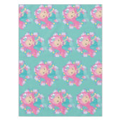 Zeemeerminnend Blauw Tafelkleed (Voorkant)