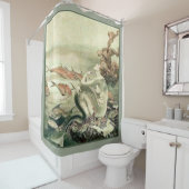  zeemeerminnend kunstgordijn douchegordijn (In situ)