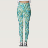 Zeemeerminnende staarten leggings (Voorkant)