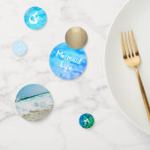 Zeemeerminnenpartij | Monogram Confetti (Groep)