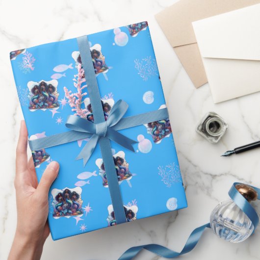 Zeemeerminnenwikkelpapierrol Cadeaupapier (Geschenken)