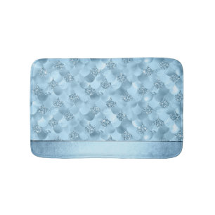Zeemeerminschaal Dusty Ice Blue Sheen Luster Badmat