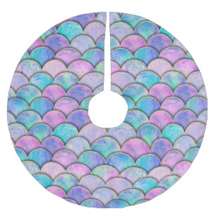 Zeemeerminschaal Japans Waterverf Pattern Kerstboom Rok