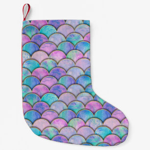 Zeemeerminschaal Japans Waterverf Pattern Kleine Kerstsok