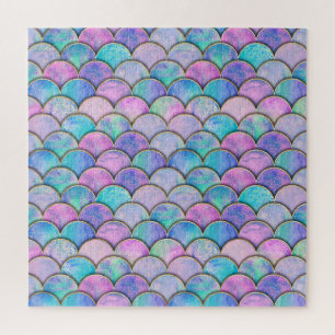 Zeemeerminschaal Japans Waterverf Pattern Legpuzzel
