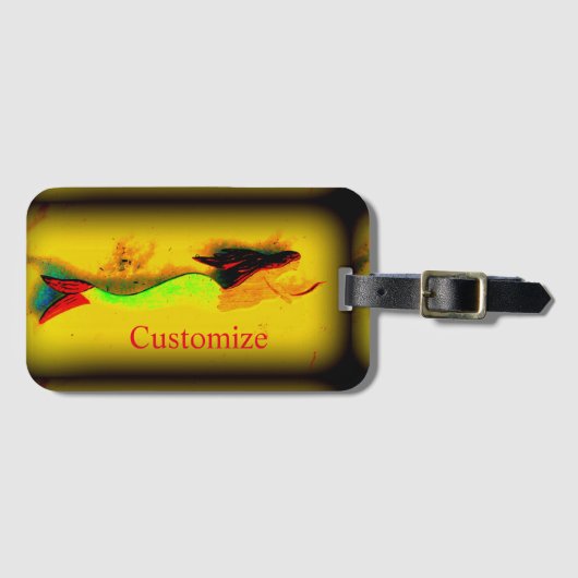  zeemeerminspectie bagagelabel (Voorkant (horizontaal))