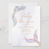 Zeemeerminstaart Onder de Zee Kaart (Voorkant)