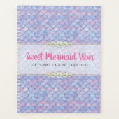 Zeemeerminstaart Schub & Parel Pastel Glitter Boet Planner (Voorkant)