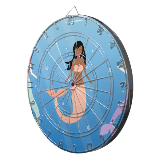 zeemeervis dartbord (Voorkant Rechts)