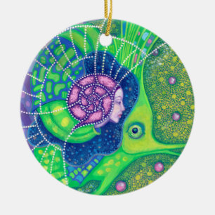 Zeemeervis onderwater Surreëel Fantastisch schilde Keramisch Ornament