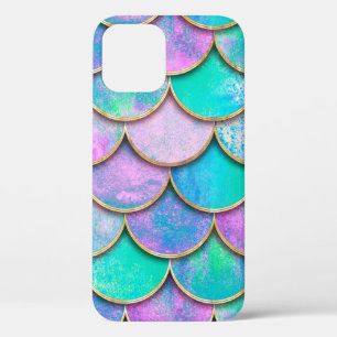 Zeemeervis op schaal japans naadloos patroon. iPhone 12 hoesje