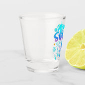 Zeemeervis van de dag shot glas (Links)