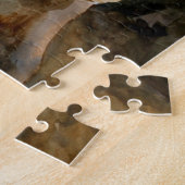 Zeemeeuw bij de strand legpuzzel (Zijkant)