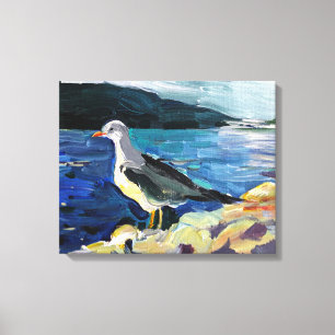 zeemeeuw canvas afdruk
