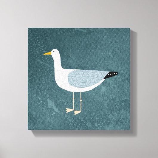 zeemeeuw canvas afdruk (Voorkant)