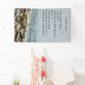 Zeemeeuw en zee spandoek (Insitu)